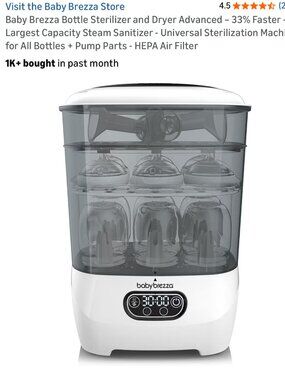 Baby brezza Bottle Sterilizer
